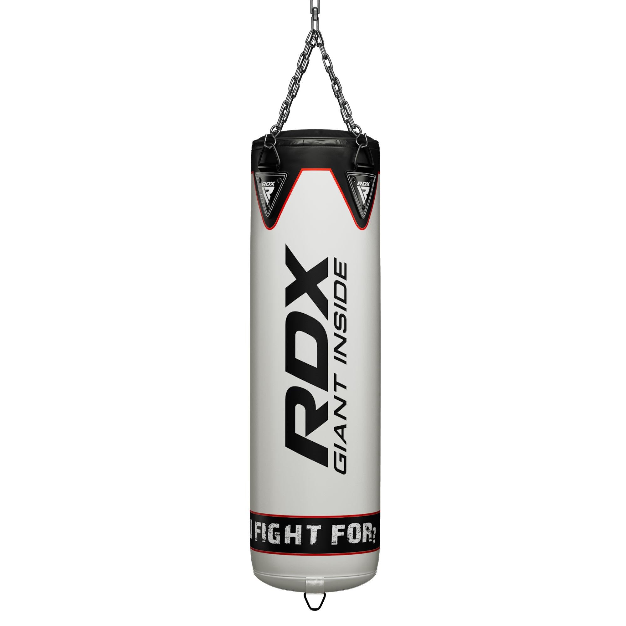 RDX Punching Bag for Boxing Training, Filled Heavy Bag Set with Punching Gloves, Chain, Wall Bracket, Great for Grappling, MMA, Kickboxing, Muay Thai, Karate, BJJ &amp; Taekwondo, 17 pcs 5FT/4FT