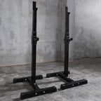Adjustable Squat Rack Dipping Station Barbell Rack Dip Stand Fitness Bench