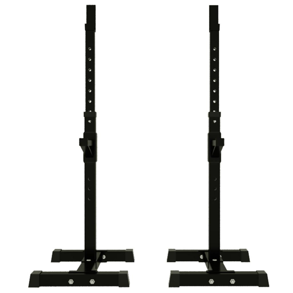 Adjustable Squat Rack Dipping Station Barbell Rack Dip Stand Fitness Bench