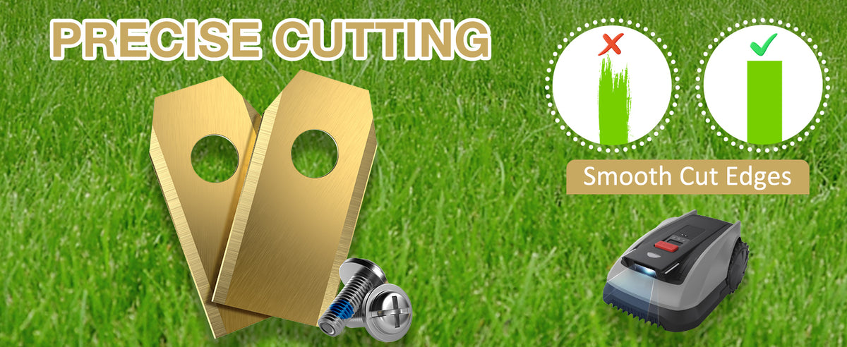 Replacement Blades Compatible with All  Lawn Mowers, 36 Pcs Robotic Lawn Mower Blades Compatible with A1600 Rtk, O500, O1200, G1-800, Gx-600,  Replacement Robotic Mower Blades