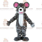 Gray Mouse BIGGYMONKEYMascot Costume, Rodent Costume, Rat BIGGYMONKEYMascot Costume