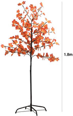 TMGPSYM 6-Foot Christmas LED Lamp Decoration, 92 Waterproof Lamp Beads, Maple Leaf Floor Lamp, Detachable, Convenient to Move Outdoor/Room/Yard/Home Decoration