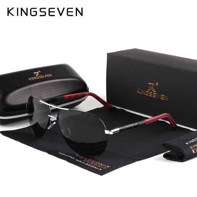 Aluminum Magnesium Men's Polarized Coating Mirror Sunglasses