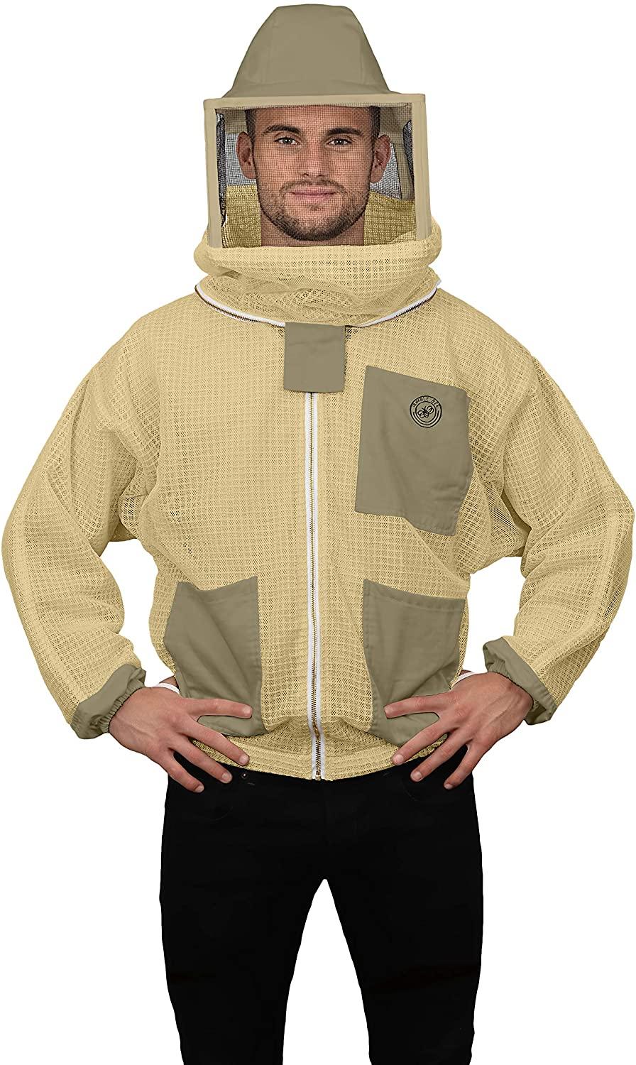 humble bee 322 aero beekeeping jacket with square veil
