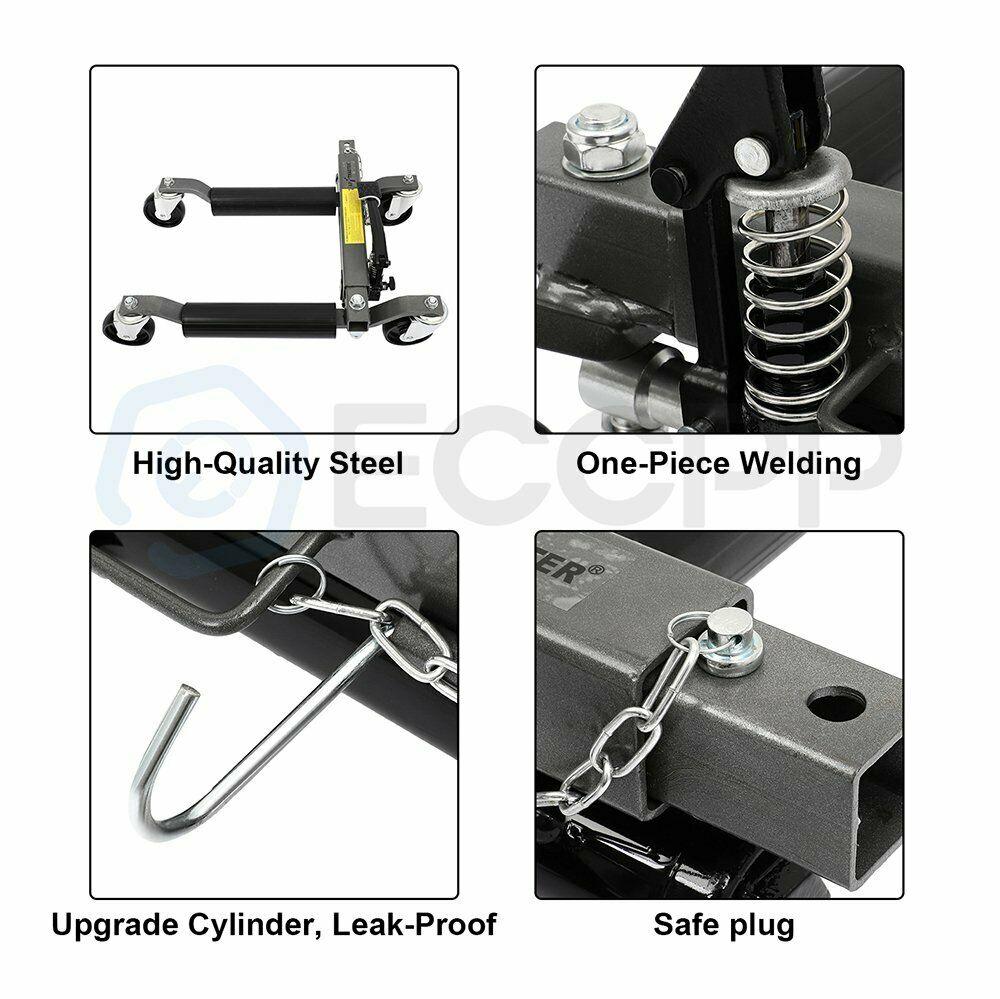 1,500 lbs Truck Car Wheel Moving Dolly Ratchet Type Auto Tire Lift Wheel Dolly