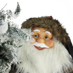 Northlight 4 ft. Standing Woodland Santa Claus
