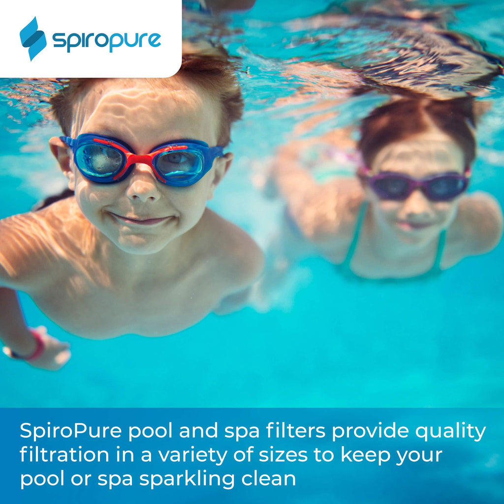 spiropure replacement for pleatco pjan145 jandy cl580 cv580 r0357900 unicel c-7482 filbur fc-0820 hot tub spa pool filter replacement cartridge (case of 4)