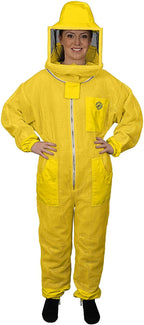 humble bee 422 aero beekeeping suit, xx-small, yellow
