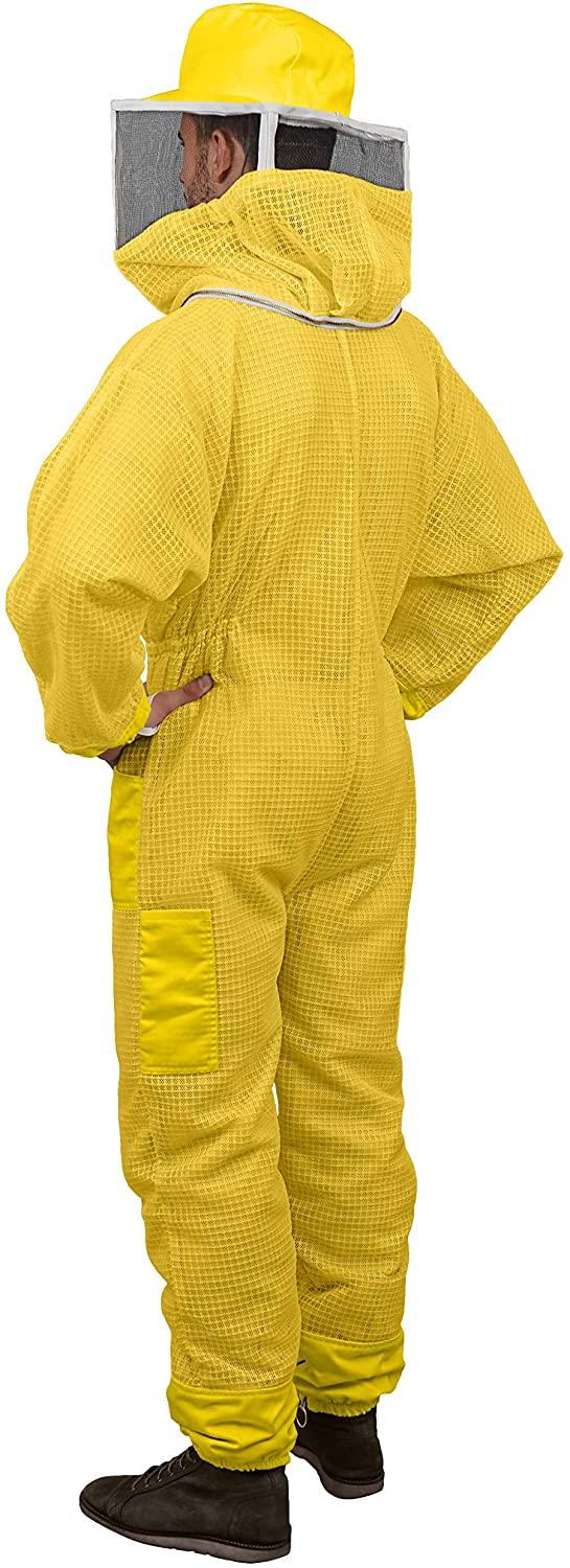 humble bee 422 aero beekeeping suit, xx-small, yellow