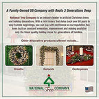Pre-Lit Artificial Christmas Green, Wintry Pine, White Lights, 60 in Wreath