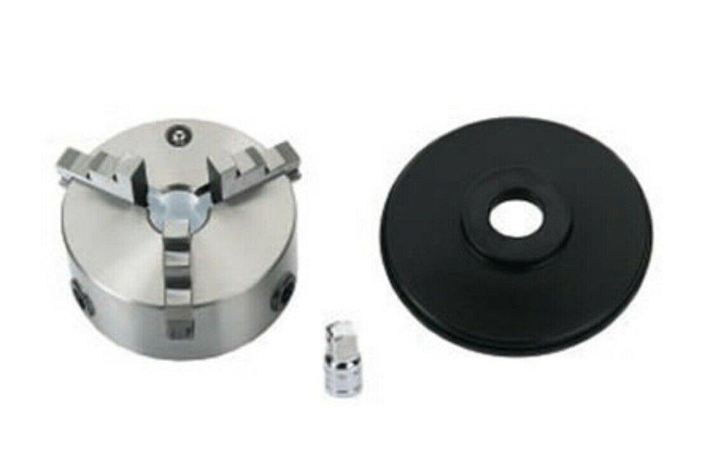 Wheel r 3 jaw Chuck for hub centric 19.5闁 and 22.5闁 truck wheels.