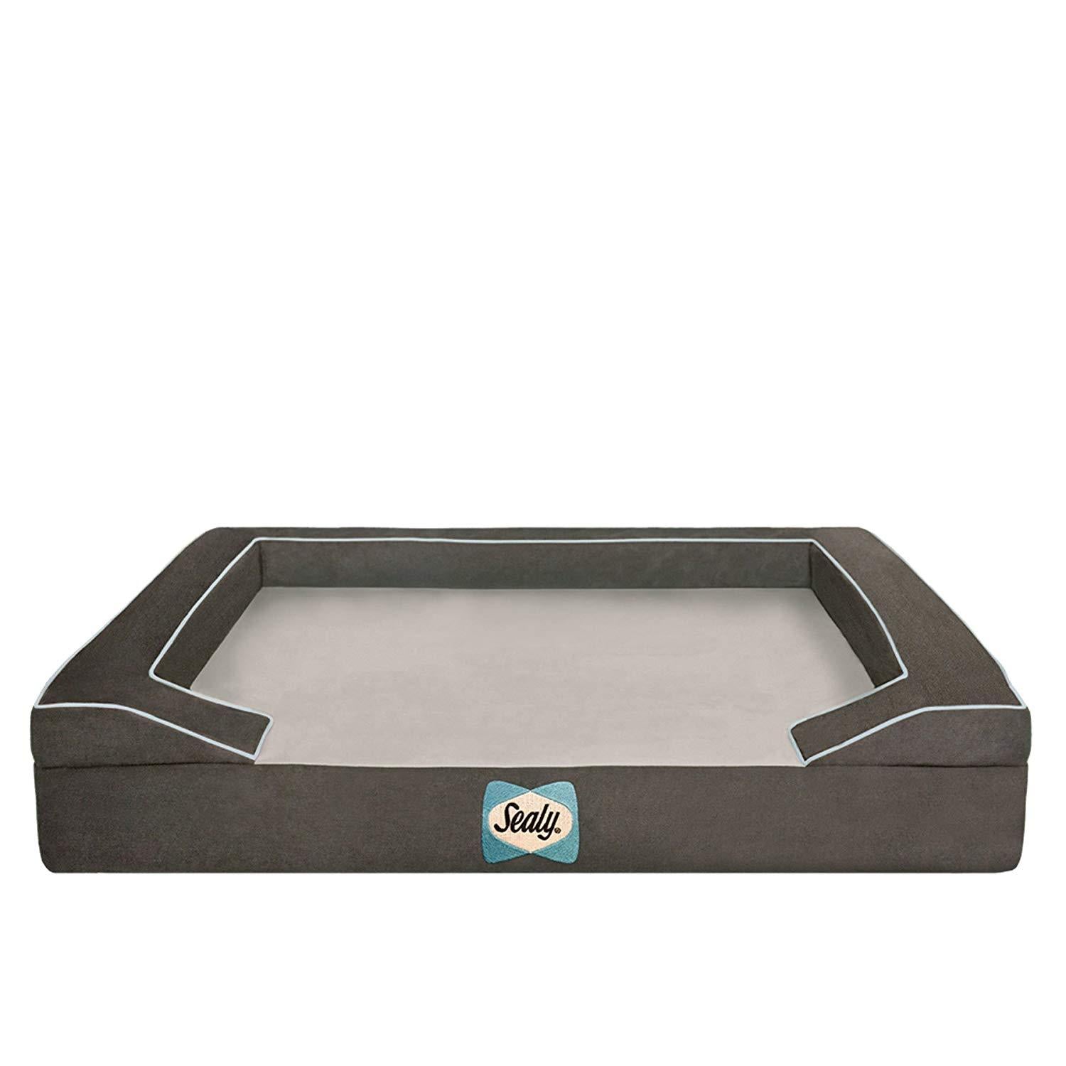 Sealy Lux Quad Layer Orthopedic Dog Bed with Cooling Gel