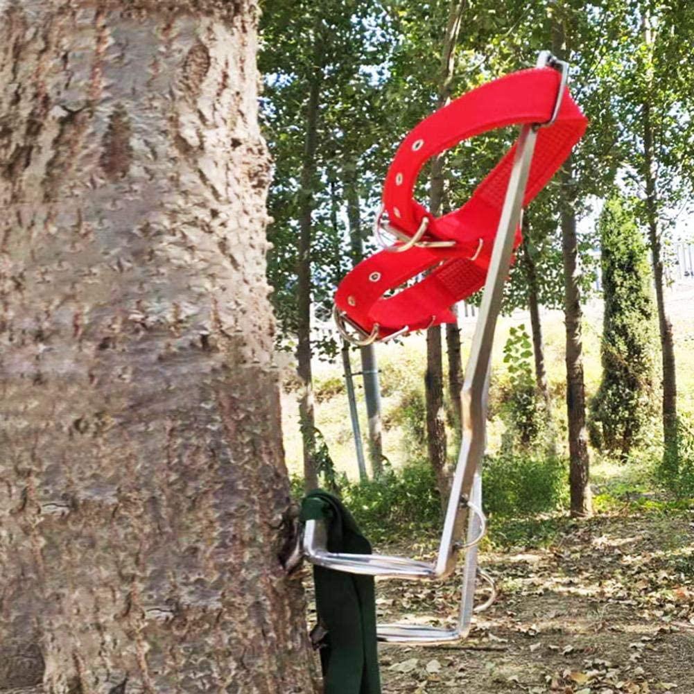 Fasteer Tree Climbing Spikes Shoes, A Pair of  Steel Tree Claw Adjustable Gear Climbing Tool for Climbing Trees, Picking, Cutting Trees, Load of About 100kg gorgeously Successful