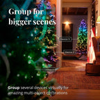 Twinkly - TWT250STP RGB - App-Controlled Pre-lit Christmas Tree (5 ft)