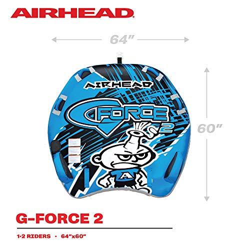 Airhead G-Force | 1-4 Rider Towable Tube for Boating, Multi (AHGF-2)