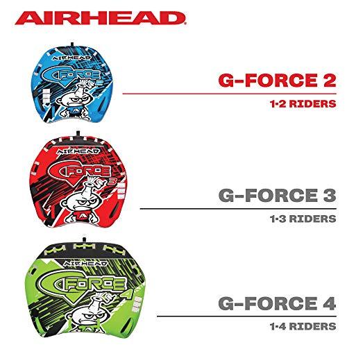 Airhead G-Force | 1-4 Rider Towable Tube for Boating, Multi (AHGF-2)