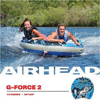 Airhead G-Force | 1-4 Rider Towable Tube for Boating, Multi (AHGF-2)