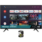 hisense 40 inch h55 series fhd smart android tv with 2 year extended warranty