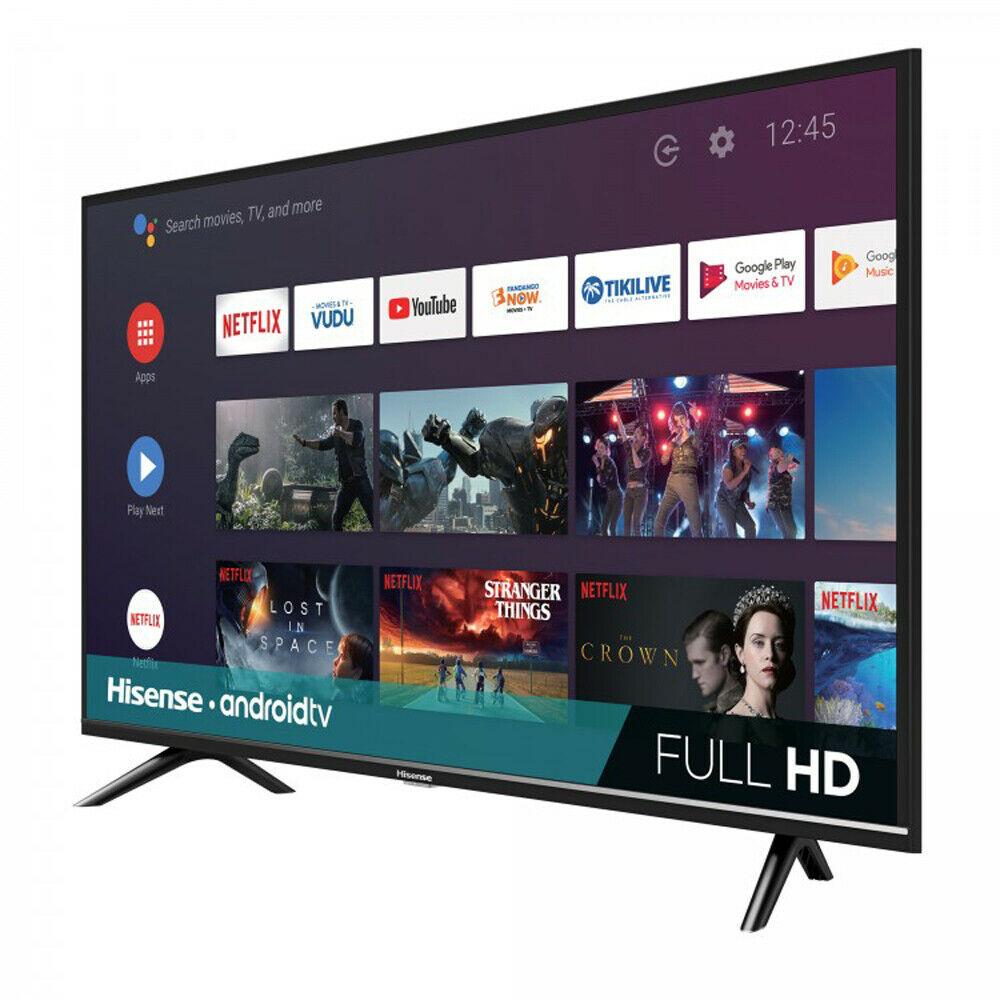 hisense 40 inch h55 series fhd smart android tv with 2 year extended warranty