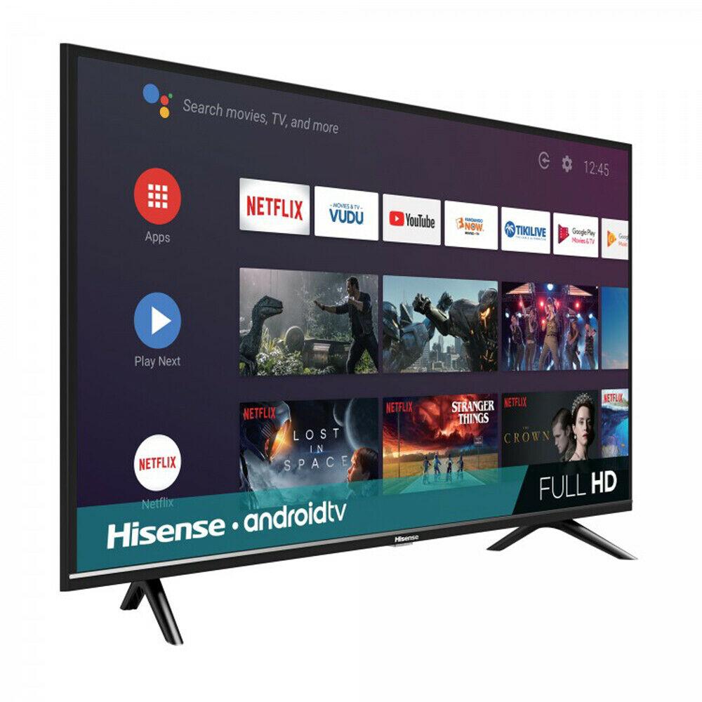 hisense 40 inch h55 series fhd smart android tv with 2 year extended warranty