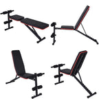 Mchoice Adjustable Weight Bench for Full Body Workout Multi-Purpose Utility Weight Bench Foldable Flat Bench Press for Home Gym