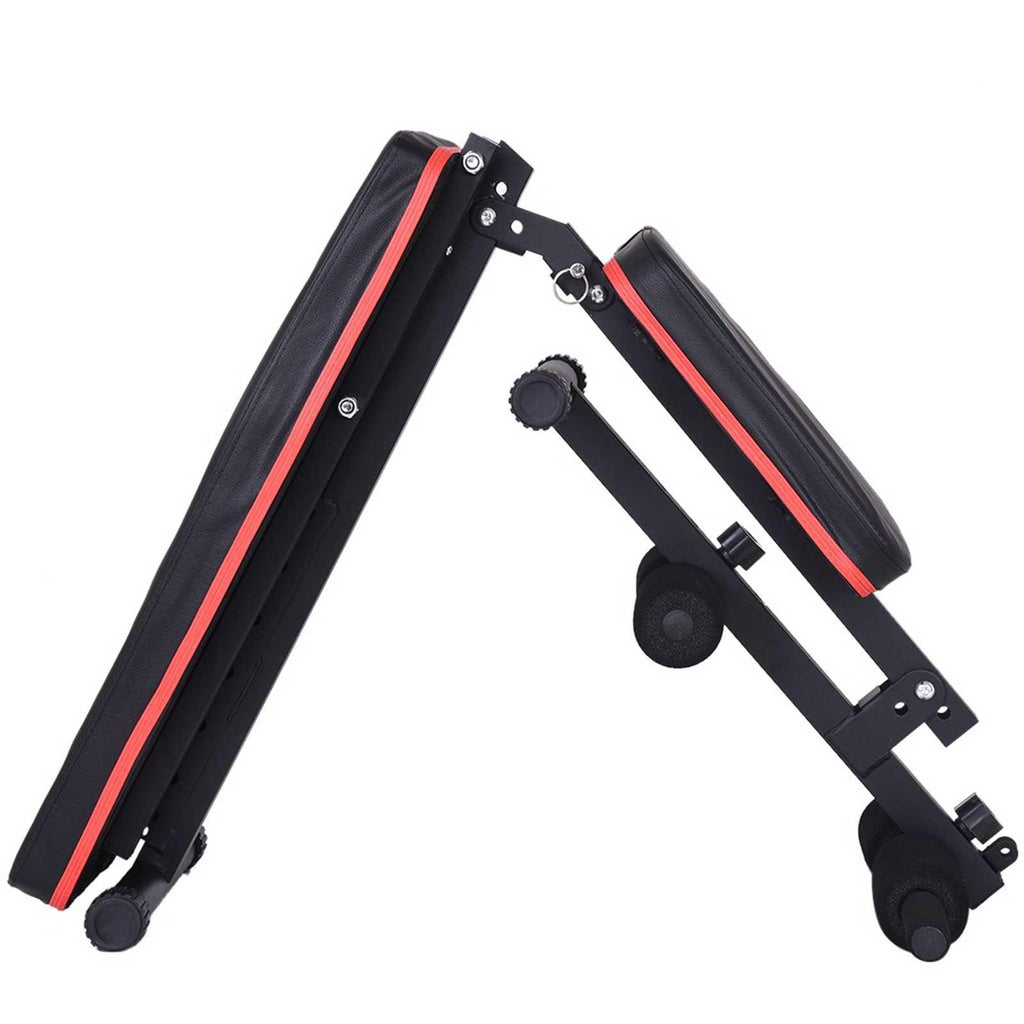 Mchoice Adjustable Weight Bench for Full Body Workout Multi-Purpose Utility Weight Bench Foldable Flat Bench Press for Home Gym