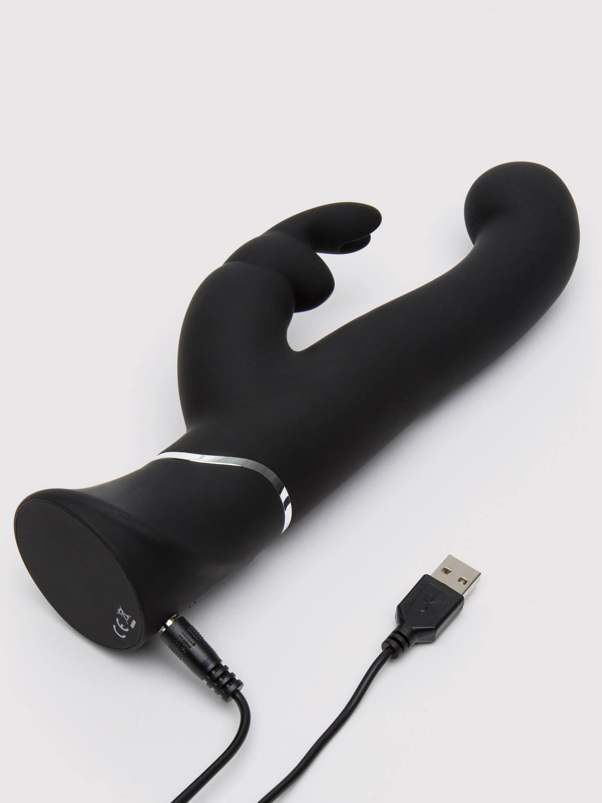 Happy Rabbit G-Spot Stroker Rechargeable Rabbit Vibrator, Black