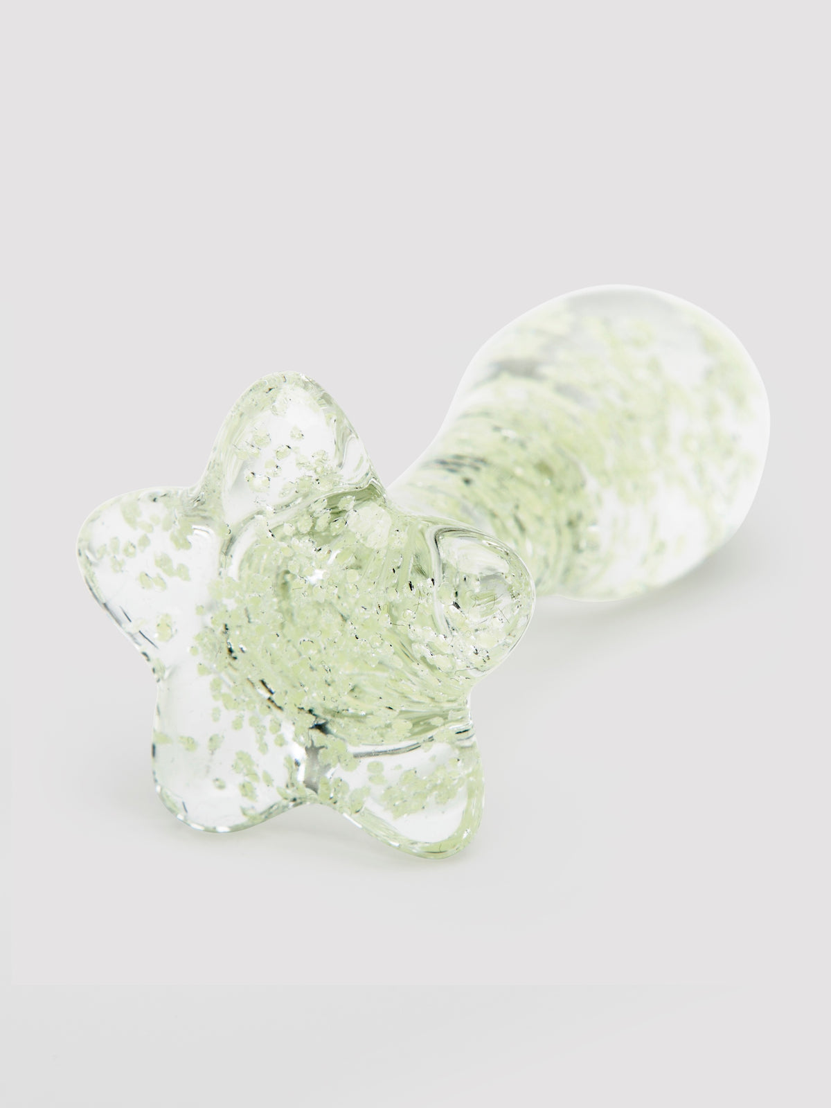 Lovehoney Sensual Glass Glow-in-the-Dark Butt Plug , Glow