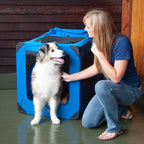 Pet Gear 3 Door Portable Soft Crate, Folds Compact for Travel in Seconds No Tools Required, Comes with Comfort Pad + StoraBag, Steel Frame, Premium 600D Fabric, Indoor/Outdoor