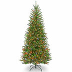 National Tree Company Artificial Christmas Tree Multi-Color Lights and Stand