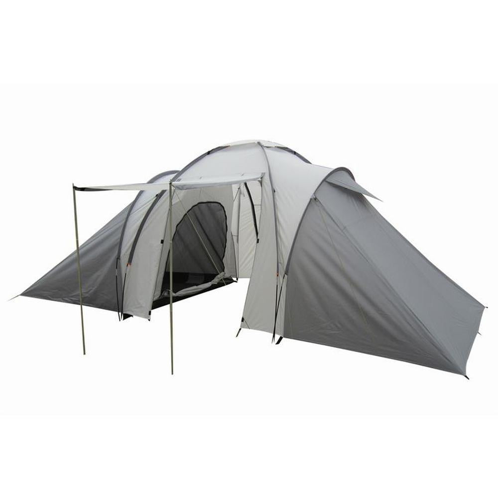 4-Person 2-Room Tent in Grey