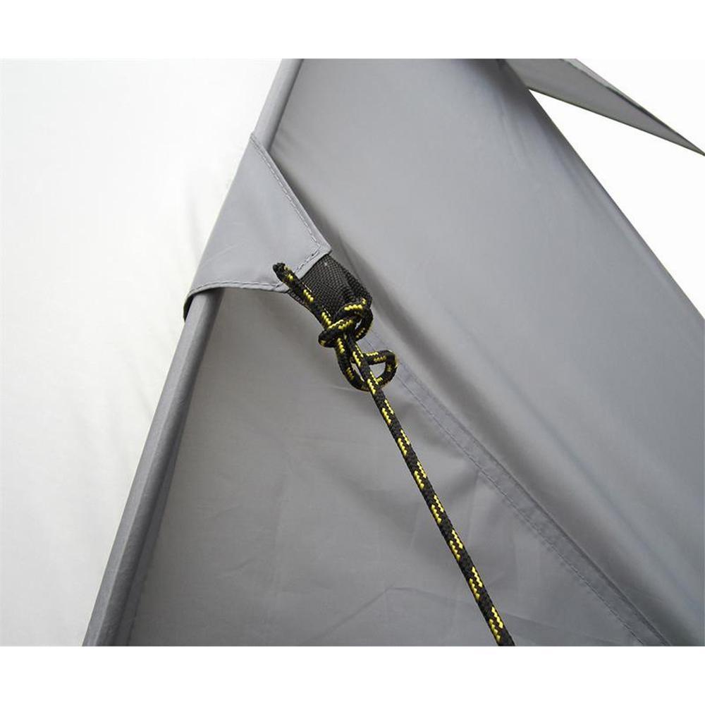 4-Person 2-Room Tent in Grey