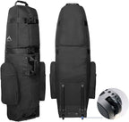 Himal Golf Travel Bag - Heavy Duty 600D Polyester Oxford Wear-Resistant, Excellent Zipper Universal Size with Wheels, Soft-Sided Golf Club Travel Cover to Protect Clubs