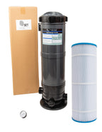 cartridge filter system with pressure gauge for swimming pools 90sf