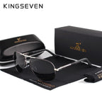 Aluminum Magnesium Men's Polarized Coating Mirror Sunglasses