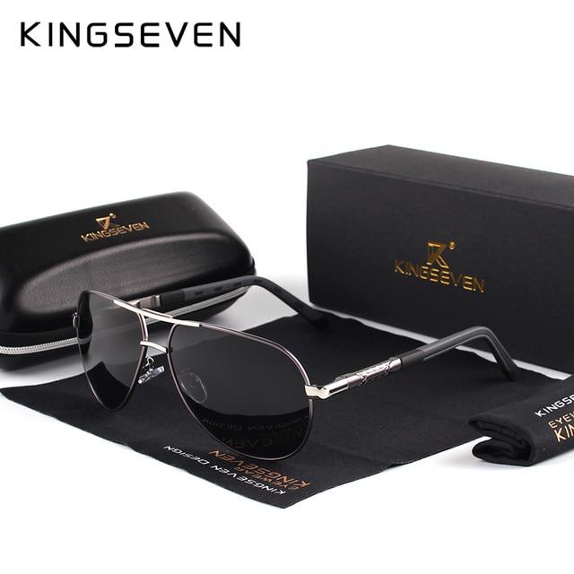 Aluminum Magnesium Men's Polarized Coating Mirror Sunglasses