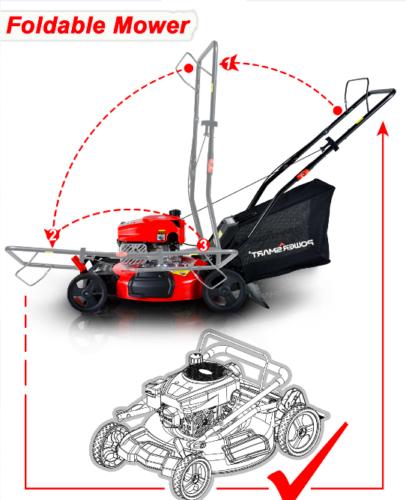 Push Lawn Mower 170cc with Steel Deck PowerSmart 21" 3-in-1 Gasoline Brand New