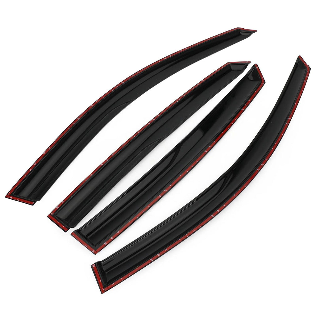 2018+ Honda Accord 4pcs Side Window Vent Visor Sun Rain Deflector Guard Generic