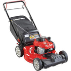 Self Propelled Lawn Mower 21 in. Adjustable Cutting Height Bagger 15-Gauge Steel
