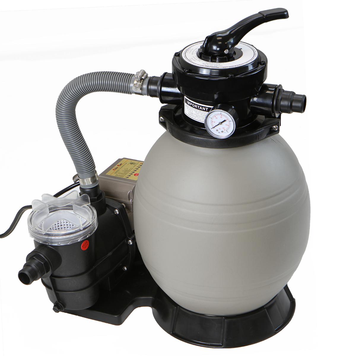 2640 gph above ground pool sand filter pump with programmable timer swimming pool package