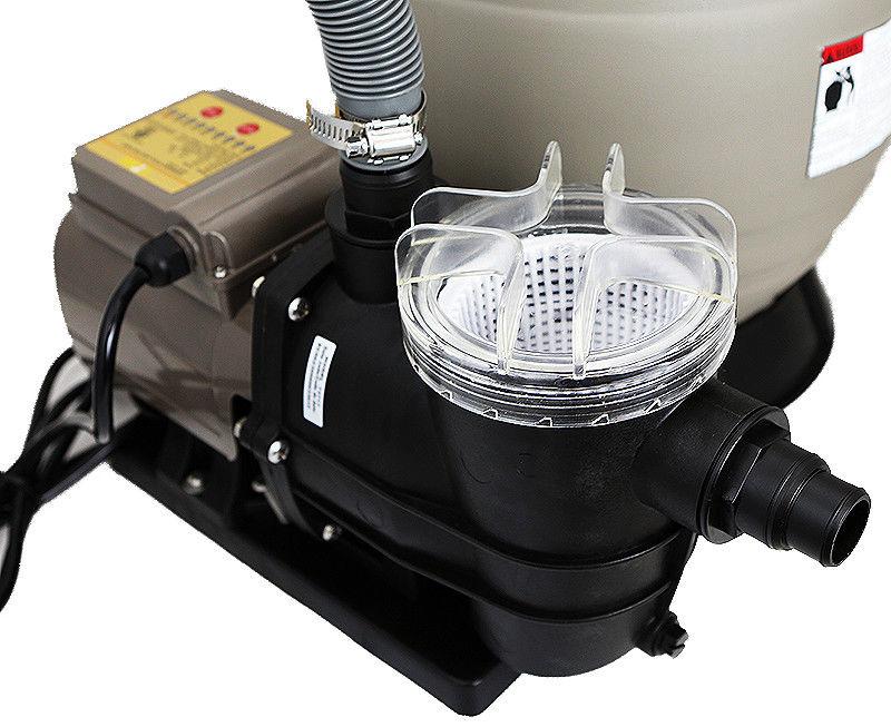 2640 gph above ground pool sand filter pump with programmable timer swimming pool package