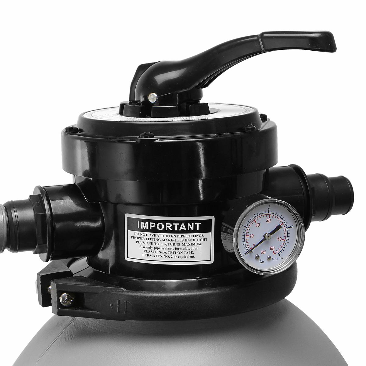2640 gph above ground pool sand filter pump with programmable timer swimming pool package