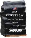 usa pine straw - pine needle mulch - premium long needle - covers 3200 sqft (1)