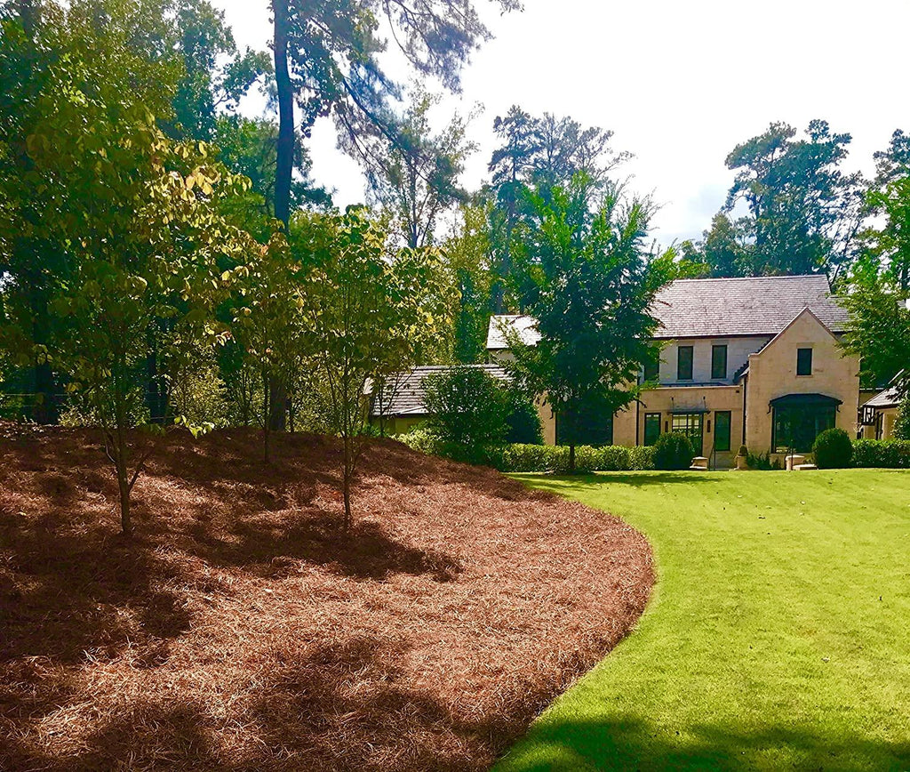 usa pine straw - pine needle mulch - premium long needle - covers 3200 sqft (1)