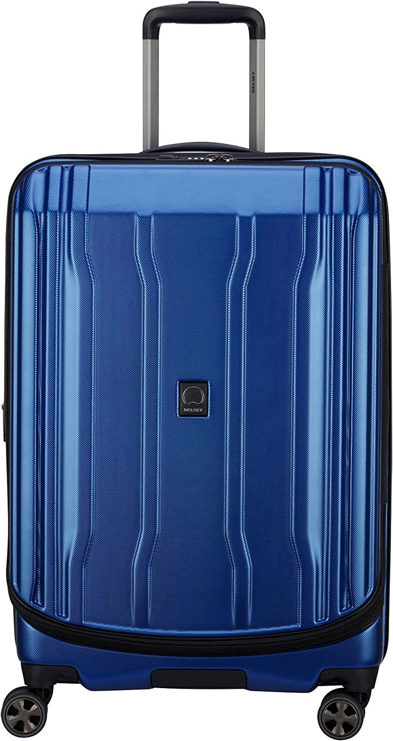 40207982002 Cruise Lite Hardside 2.0 Expandable Luggage, Spinner Wheels, Blue, Checked-Medium 25 Inch