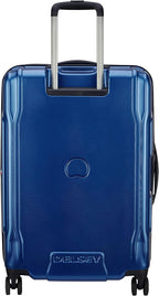 40207982002 Cruise Lite Hardside 2.0 Expandable Luggage, Spinner Wheels, Blue, Checked-Medium 25 Inch
