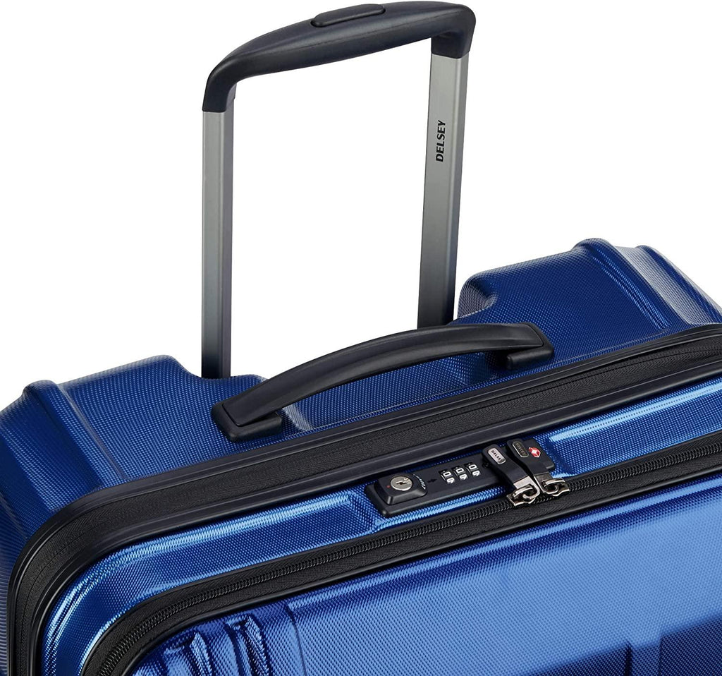 40207982002 Cruise Lite Hardside 2.0 Expandable Luggage, Spinner Wheels, Blue, Checked-Medium 25 Inch