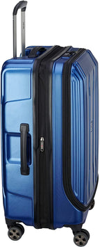 40207982002 Cruise Lite Hardside 2.0 Expandable Luggage, Spinner Wheels, Blue, Checked-Medium 25 Inch