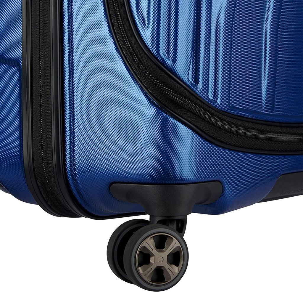 40207982002 Cruise Lite Hardside 2.0 Expandable Luggage, Spinner Wheels, Blue, Checked-Medium 25 Inch
