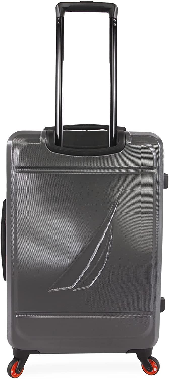 Roadie 3pc Hardside Luggage Set, Grey/Orange
